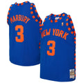 Mitchell & Ness Stephon Marbury #3 New York Knicks Blue Hardwood Classics Swingman Jersey