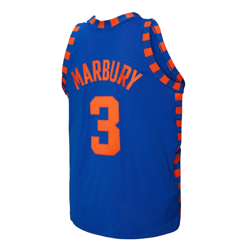 Mitchell & Ness Stephon Marbury #3 New York Knicks Blue Hardwood Classics Swingman Jersey