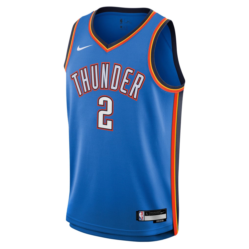 Nike Shai Gilgeous-Alexander #2 Oklahoma City Thunder Blue Home Swingman Jersey