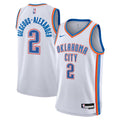 Nike Shai Gilgeous-Alexander #2 Oklahoma City Thunder White Away Swingman Jersey