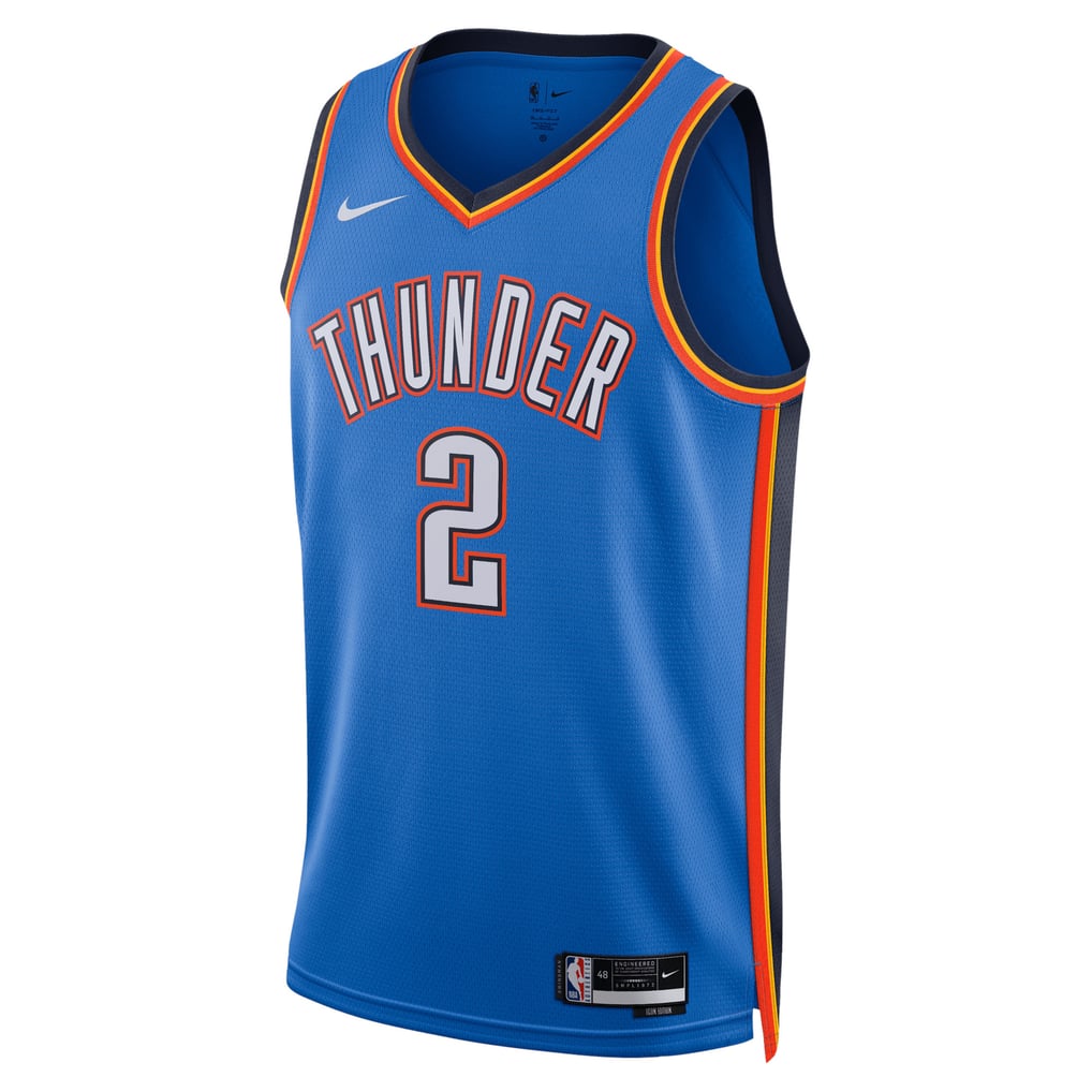 Nike Shai Gilgeous-Alexander #2 Oklahoma City Thunder Blue Home Swingman Jersey