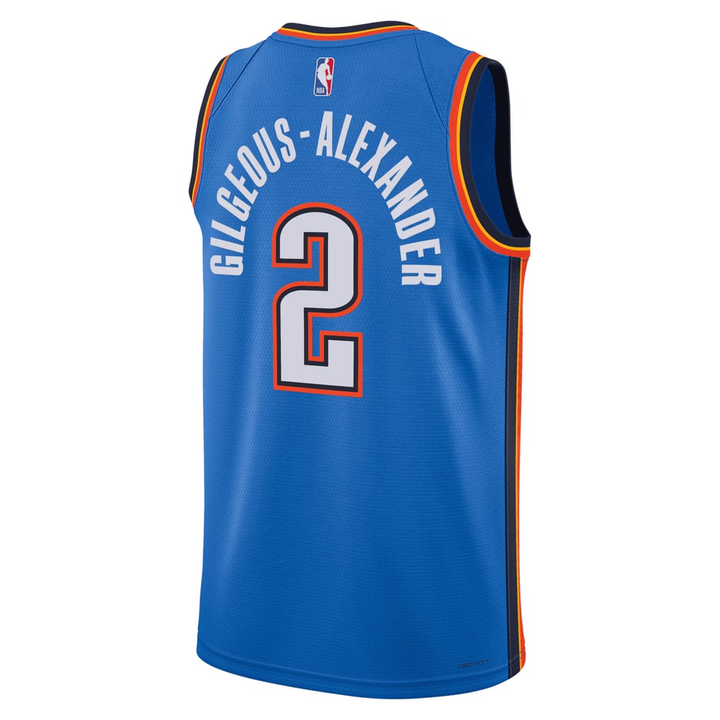 Nike Shai Gilgeous-Alexander #2 Oklahoma City Thunder Blue Home Swingman Jersey
