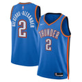 Nike Shai Gilgeous-Alexander #2 Oklahoma City Thunder Blue Home Swingman Jersey