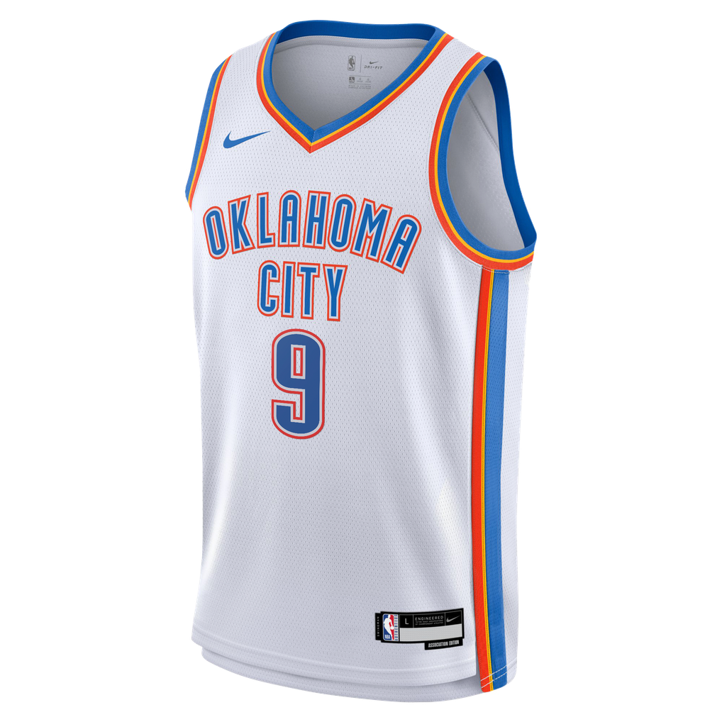 Nike Alex Caruso #6 Oklahoma City Thunder White Away Swingman Jersey