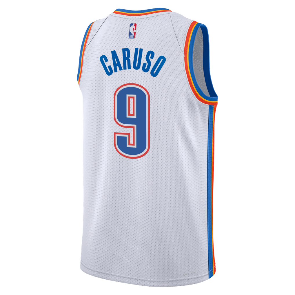 Nike Alex Caruso #6 Oklahoma City Thunder White Away Swingman Jersey