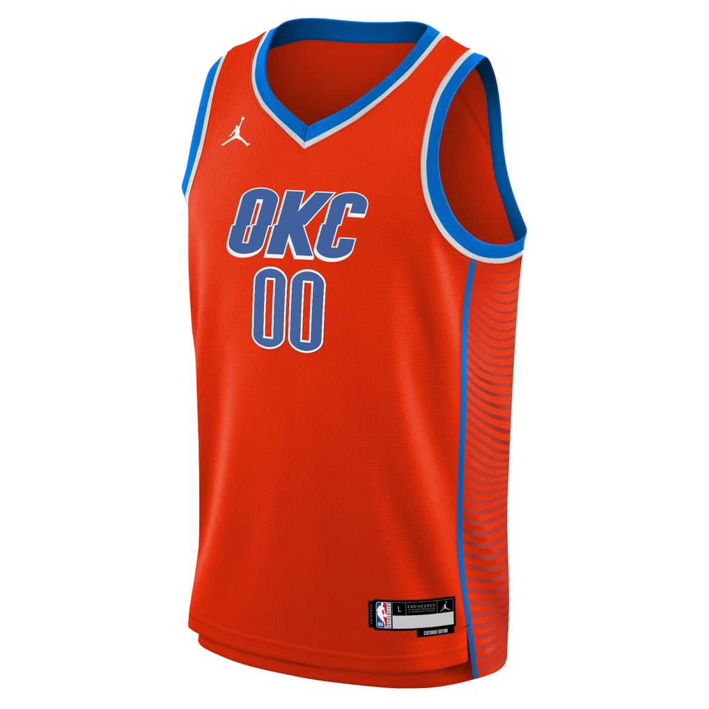 Jordan Brand Oklahoma City Thunder Custom Orange Statement Edition Swingman Jersey