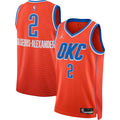 Jordan Brand Shai Gilgeous-Alexander #2 Oklahoma City Thunder Orange Statement Edition Swingman Jersey