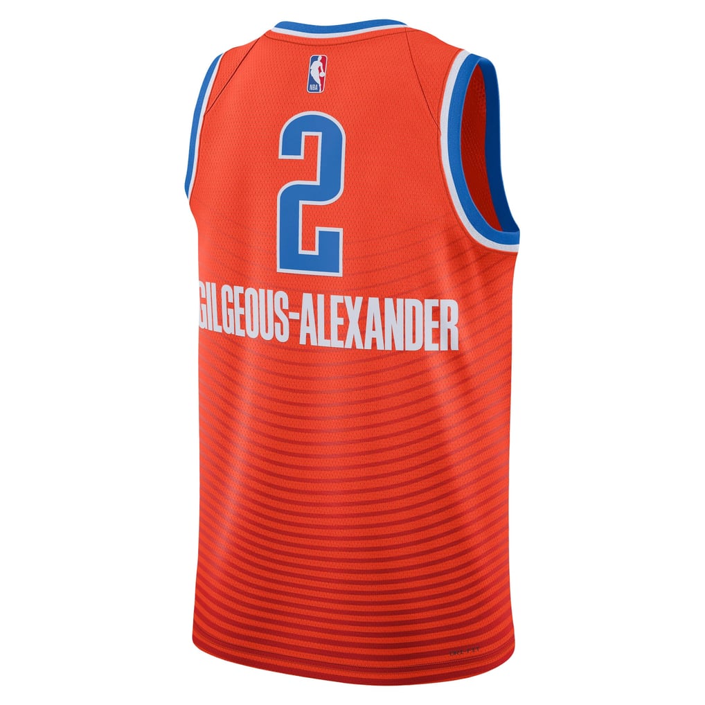 Jordan Brand Shai Gilgeous-Alexander #2 Oklahoma City Thunder Orange Statement Edition Swingman Jersey