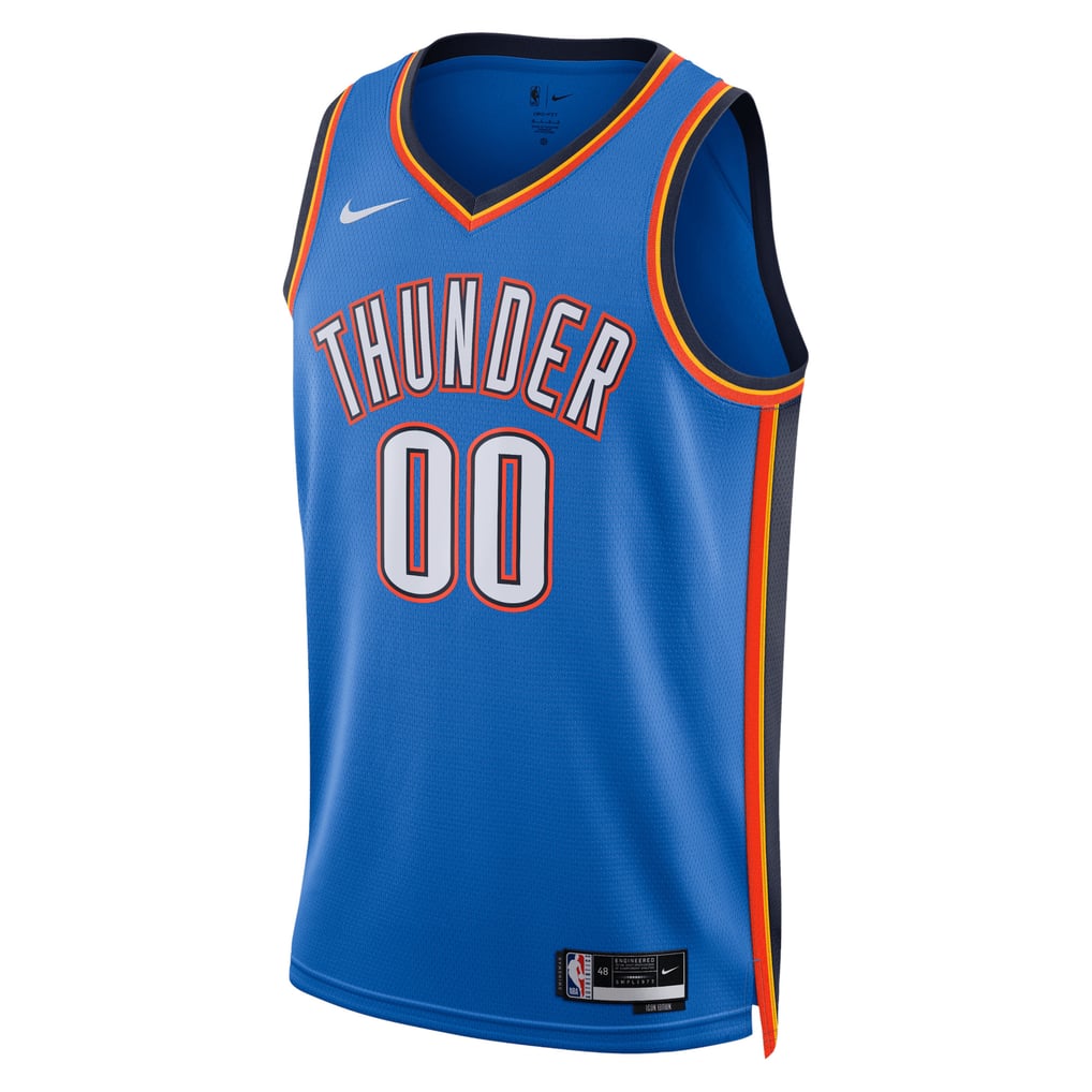 Nike Oklahoma City Thunder Custom Blue Home Swingman Jersey