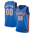 Nike Oklahoma City Thunder Custom Blue Home Swingman Jersey