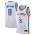 Nike Jalen Williams #8 Oklahoma City Thunder White Away Swingman Jersey