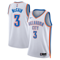 Nike Jared McCain #0 Philadelphia 76ers White Association Edition Swingman Jersey