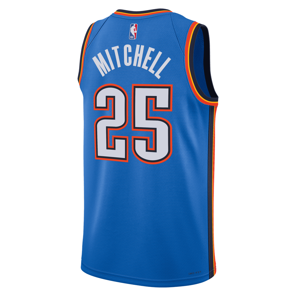Nike Ajay Mitchell #4 Oklahoma City Thunder Blue Home Swingman Jersey