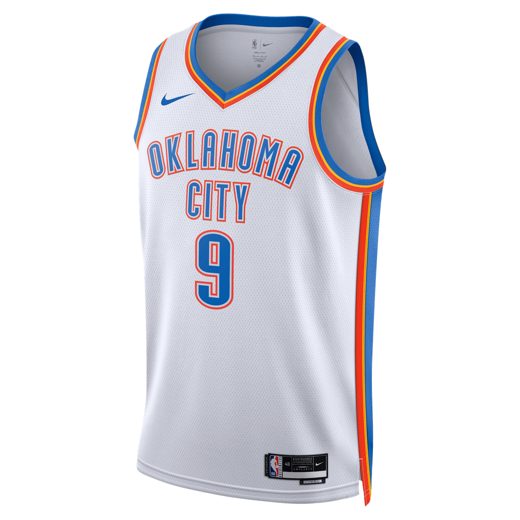 Nike Alex Caruso #6 Oklahoma City Thunder White Away Swingman Jersey