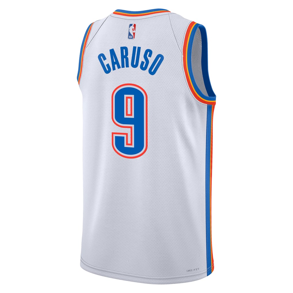 Nike Alex Caruso #6 Oklahoma City Thunder White Away Swingman Jersey