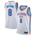 Nike Jalen Williams #8 Oklahoma City Thunder White Away Swingman Jersey