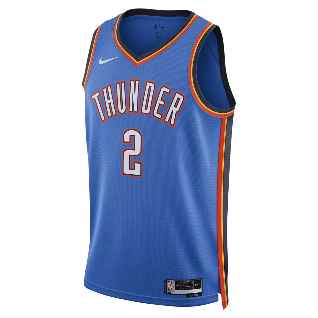 Nike Shai Gilgeous-Alexander #2 Oklahoma City Thunder Blue Home Swingman Jersey