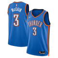 Nike Jared McCain #0 Philadelphia 76ers Royal Blue Icon Edition Swingman Jersey