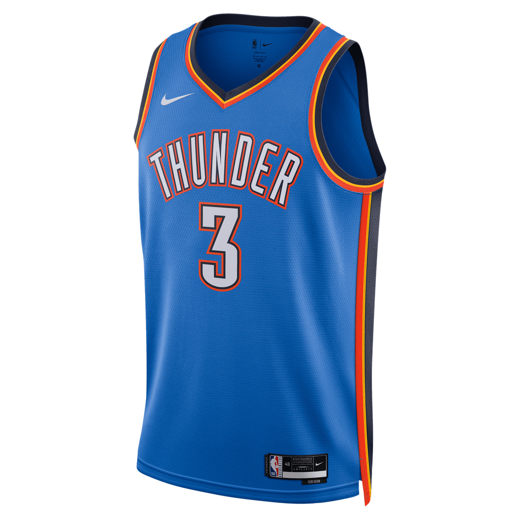 Nike Jared McCain #0 Philadelphia 76ers Royal Blue Icon Edition Swingman Jersey