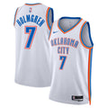 Nike Chet Holmgren #7 Oklahoma City Thunder White Away Swingman Jersey