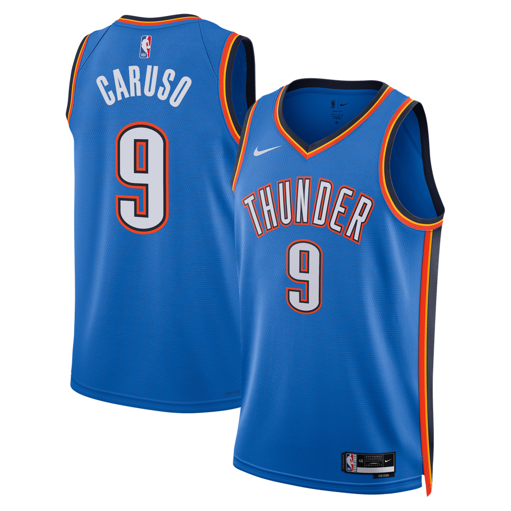 Nike Alex Caruso #6 Oklahoma City Thunder Blue Icon Edition Swingman Jersey