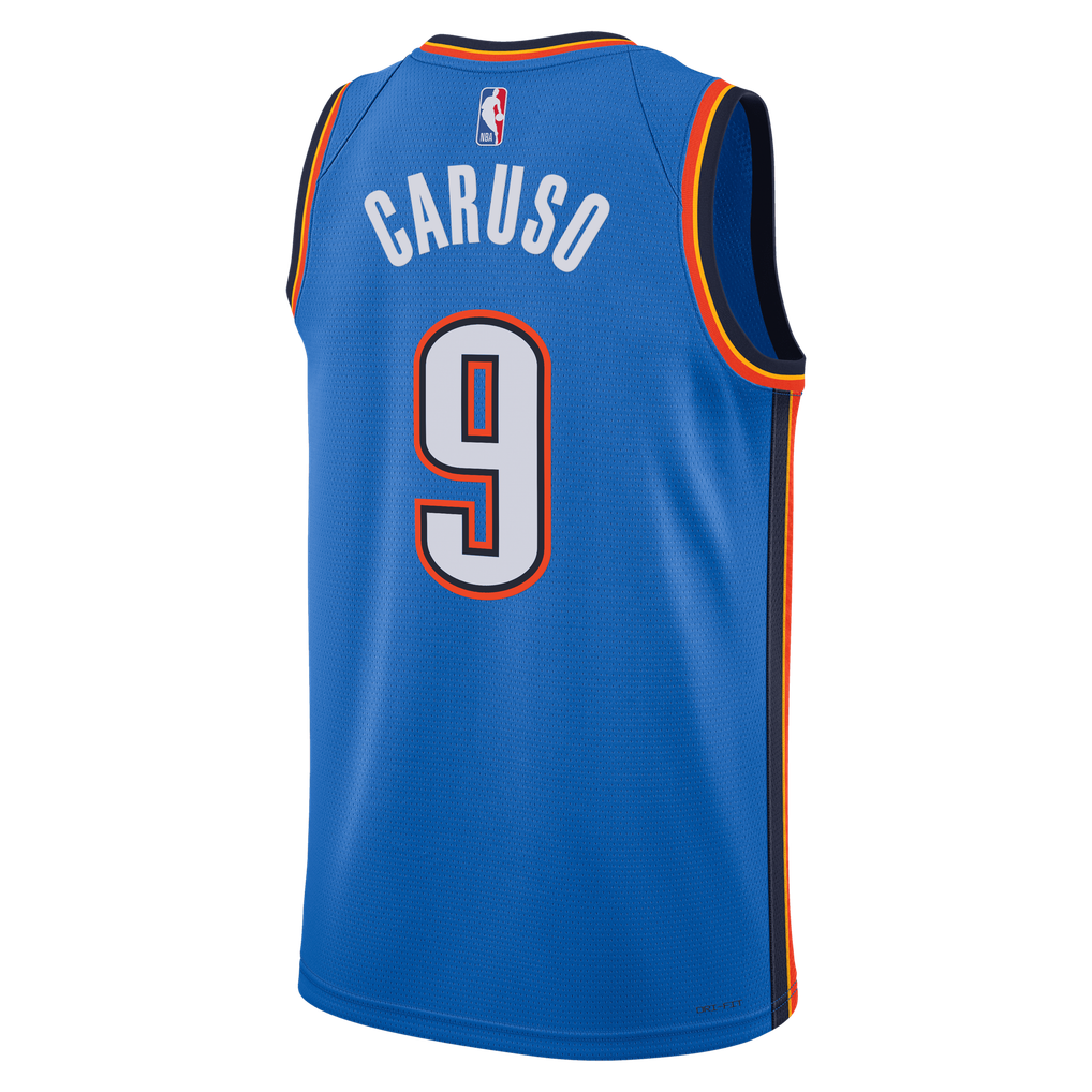 Nike Alex Caruso #6 Oklahoma City Thunder Blue Icon Edition Swingman Jersey