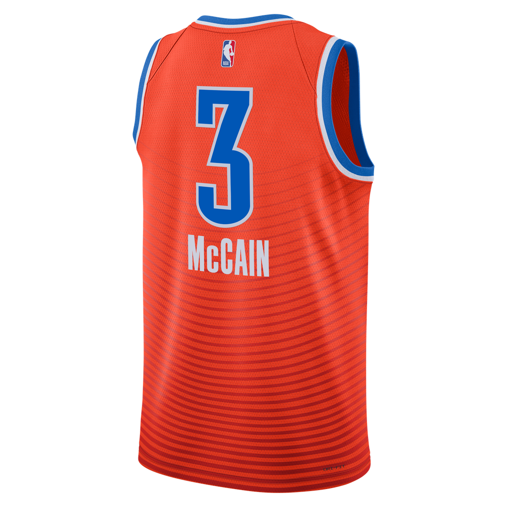Jordan Brand Jared McCain #0 Philadelphia 76ers Red Statement Edition Swingman Jersey