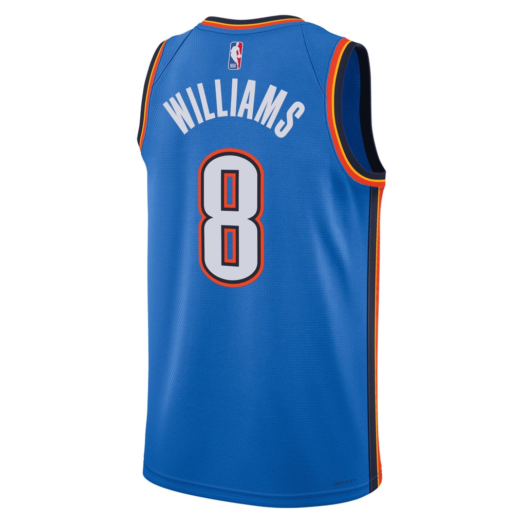 Nike Jalen Williams #8 Oklahoma City Thunder Blue Icon Edition Swingman Jersey