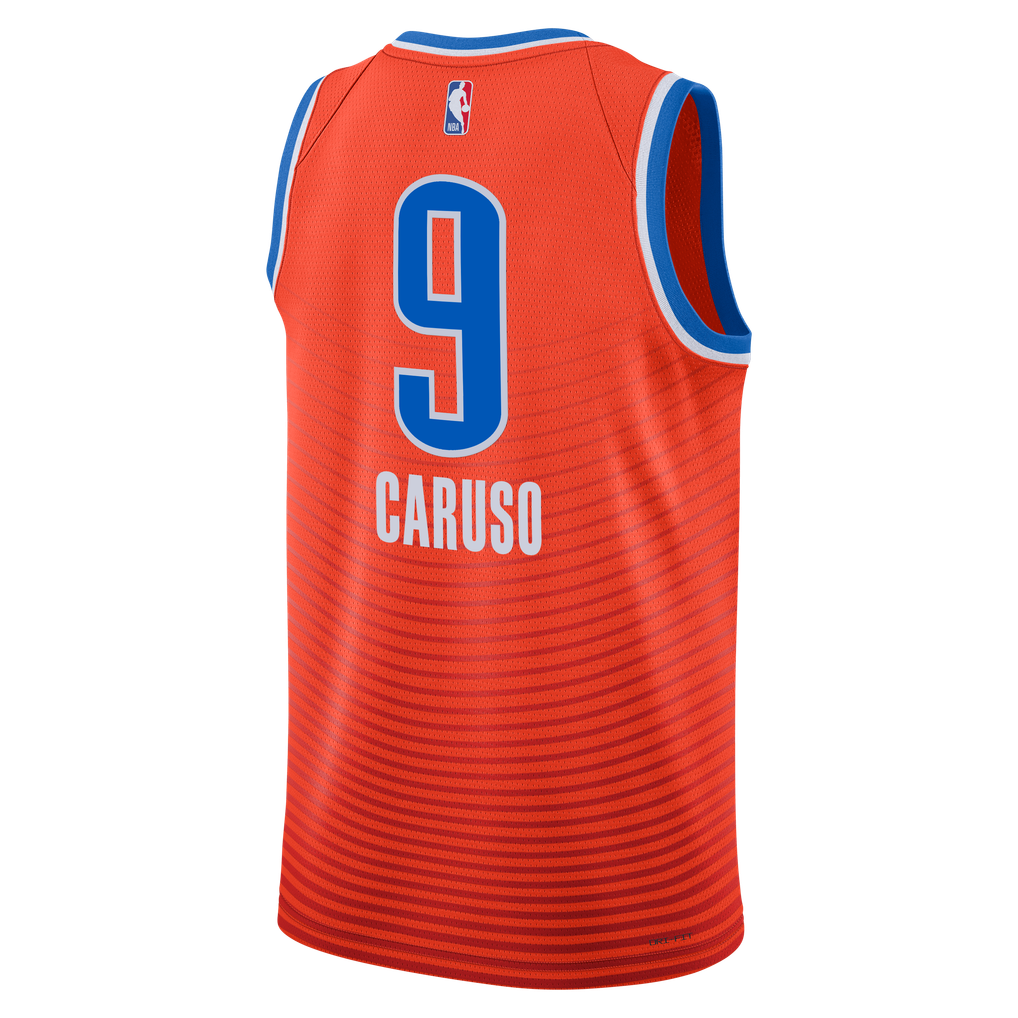 Nike Alex Caruso #6 Oklahoma City Thunder Orange Statement Edition Swingman Jersey