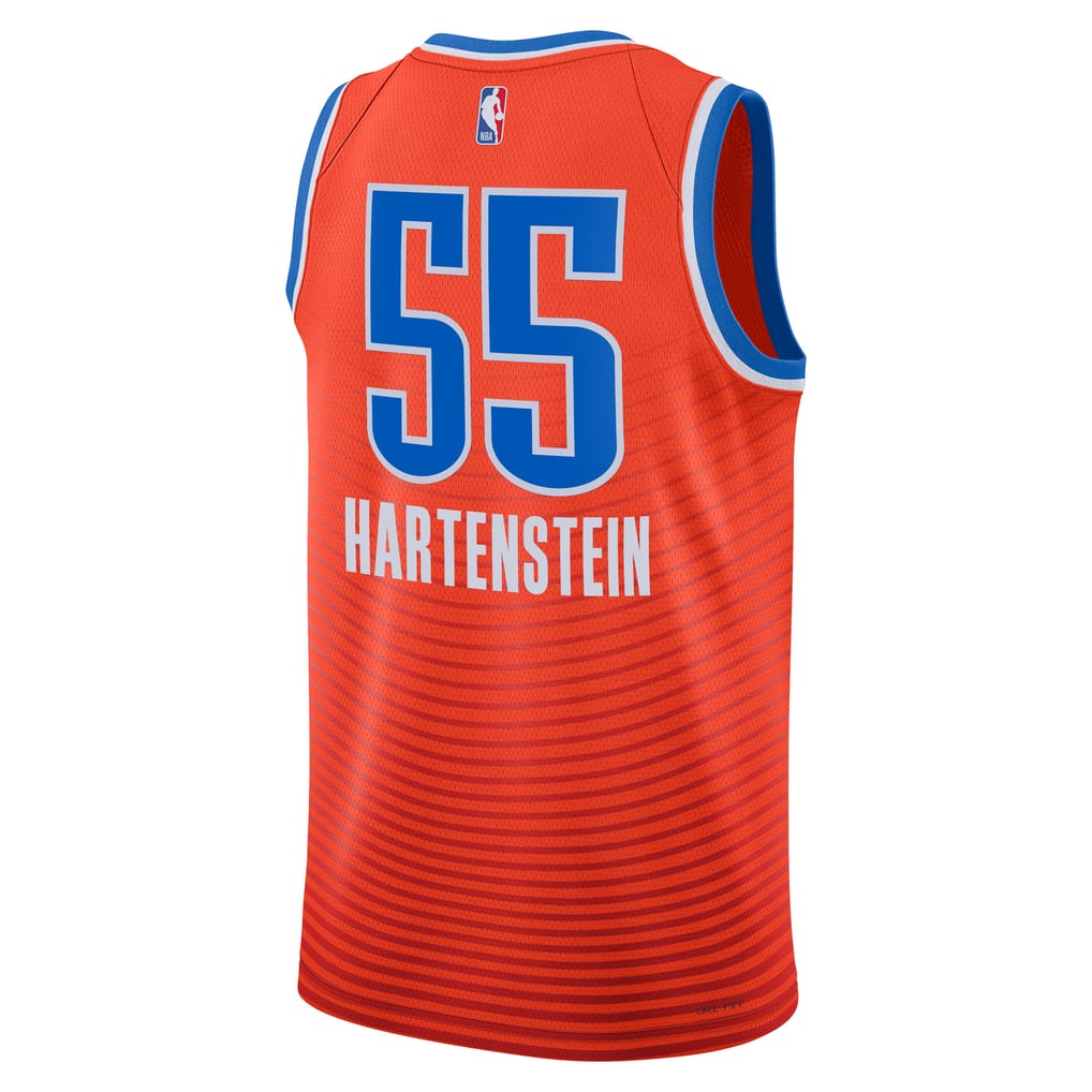 Nike Isaiah Hartenstein #55 Oklahoma City Thunder Orange Statement Edition Swingman Jersey