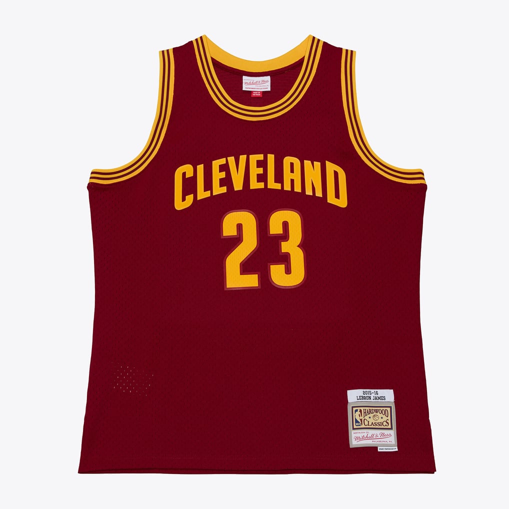 Mitchell & Ness LeBron James #23 Cleveland Cavaliers 2015-16 Hardwood Classics Swingman Jersey
