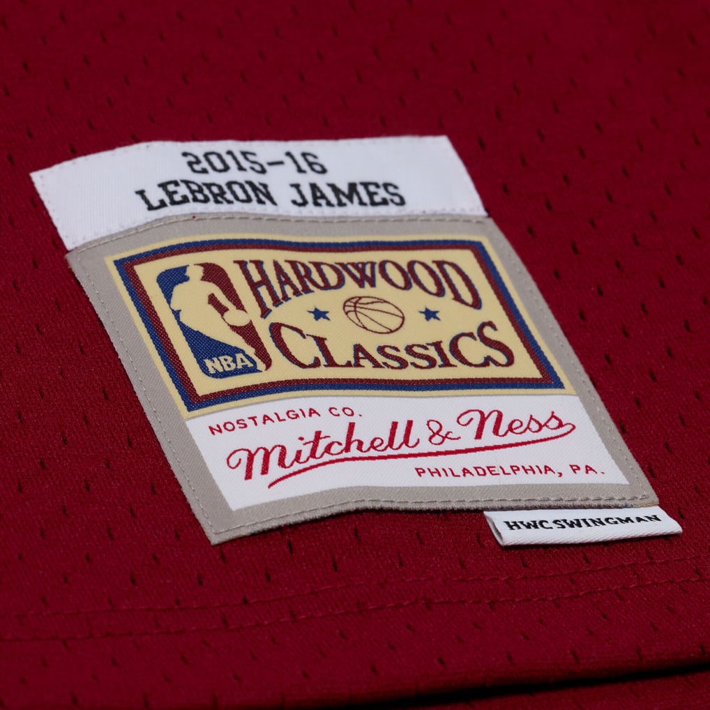 Mitchell & Ness LeBron James #23 Cleveland Cavaliers 2015-16 Hardwood Classics Swingman Jersey