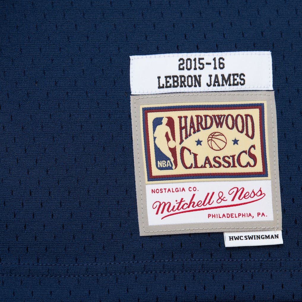 Mitchell & Ness LeBron James #23 Cleveland Cavaliers 2015-16 Hardwood Classics Swingman Jersey
