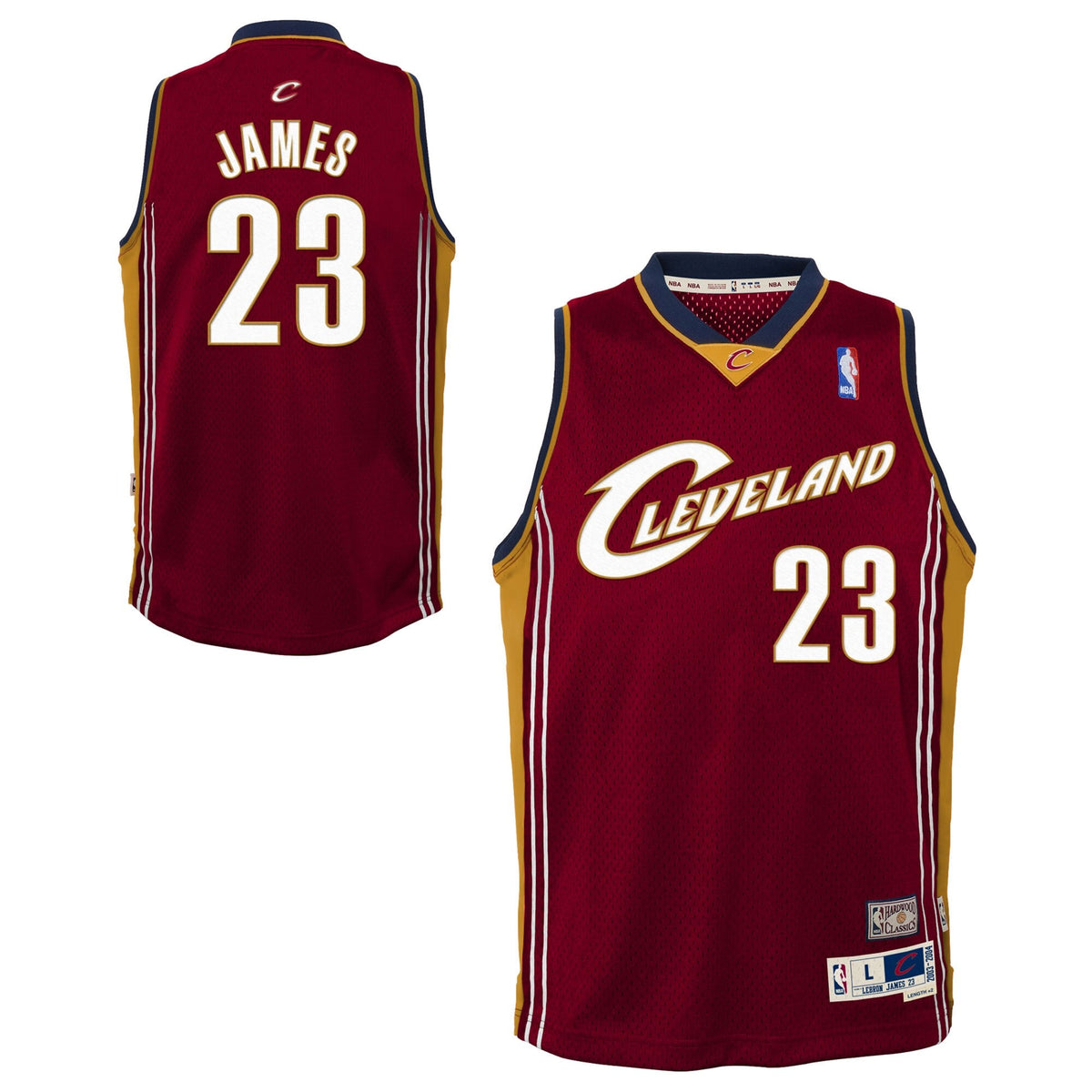 Mitchell & Ness LeBron James #23 Cleveland Cavaliers 2003-04 Hardwood Classics Swingman Jersey