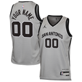 Jordan Brand San Antonio Spurs Custom Name & Number Gray Statement Edition Swingman Jersey