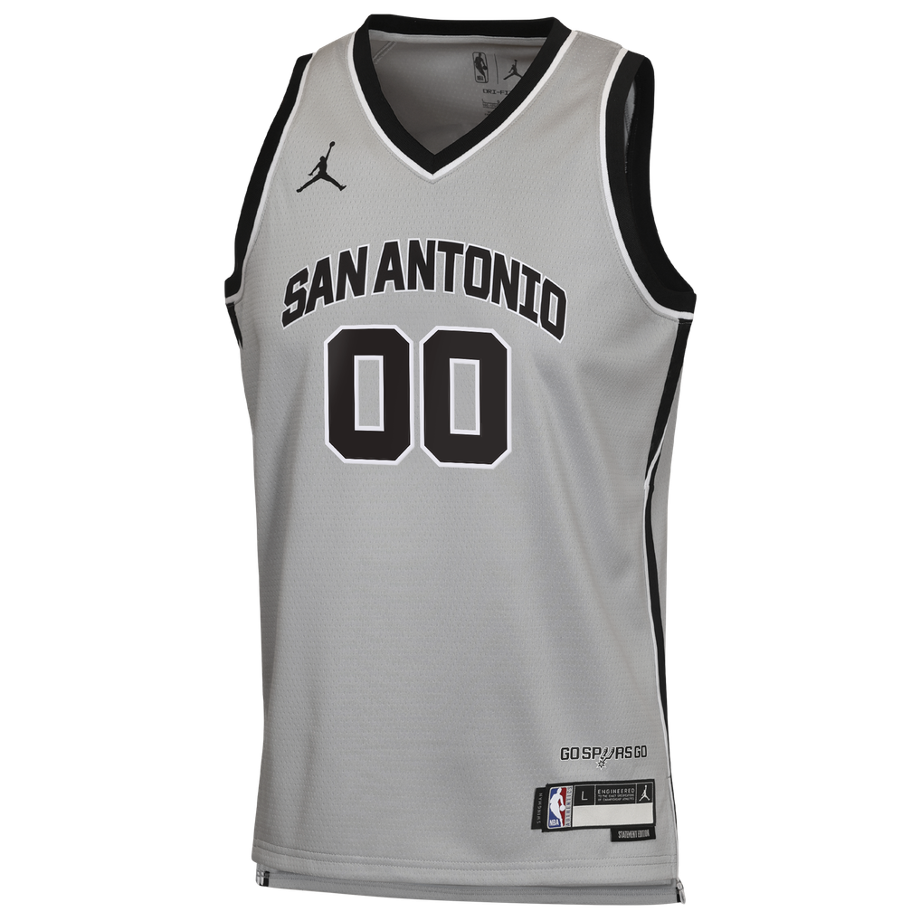 Jordan Brand San Antonio Spurs Custom Name & Number Gray Statement Edition Swingman Jersey