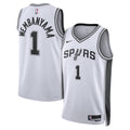 Nike Victor Wembanyama #1 San Antonio Spurs White Association Edition Swingman Jersey