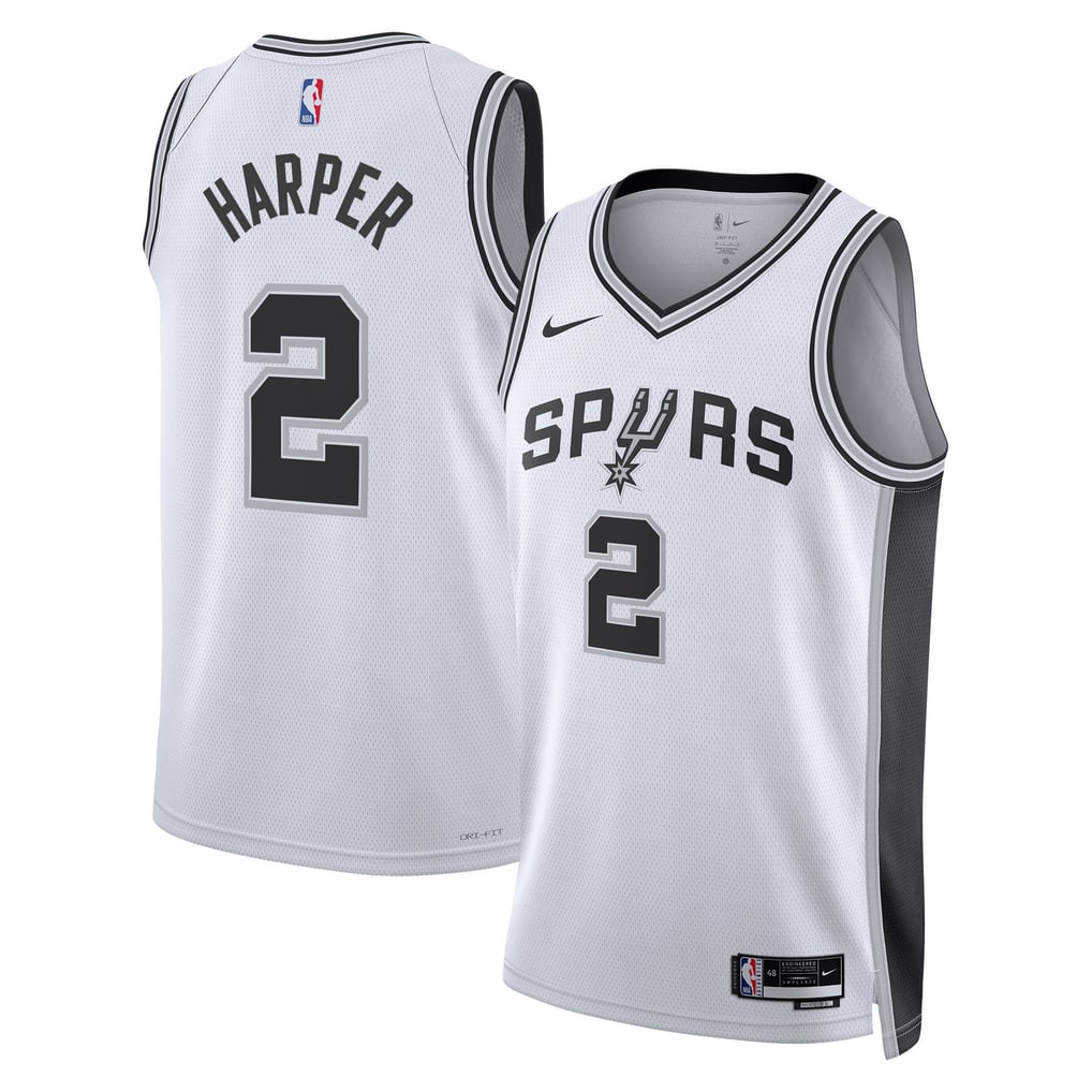 Nike Ron Harper Jr. #2 San Antonio Spurs White Association Edition Swingman Jersey
