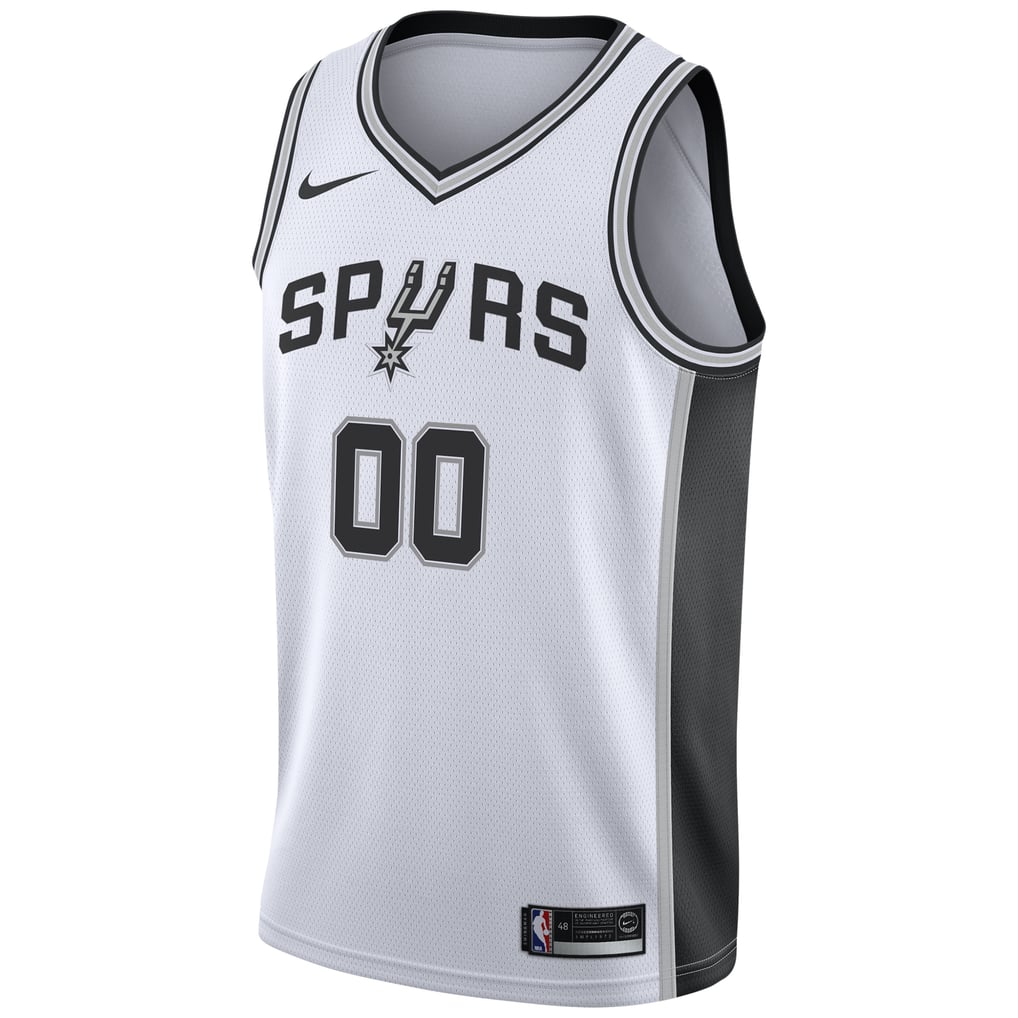 Nike San Antonio Spurs Custom Name & Number White Association Edition Swingman Jersey