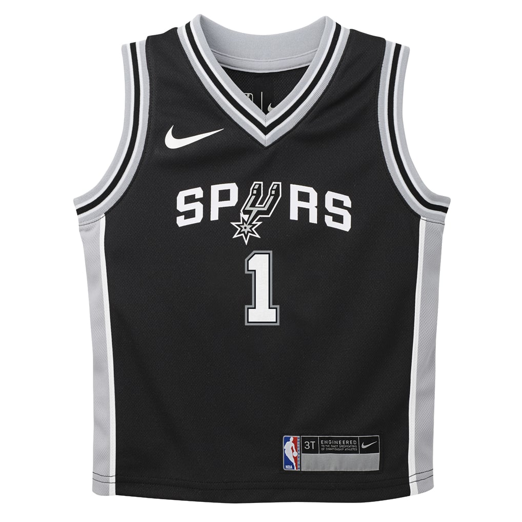 Nike Victor Wembanyama #1 San Antonio Spurs Black Icon Edition Toddler Jersey