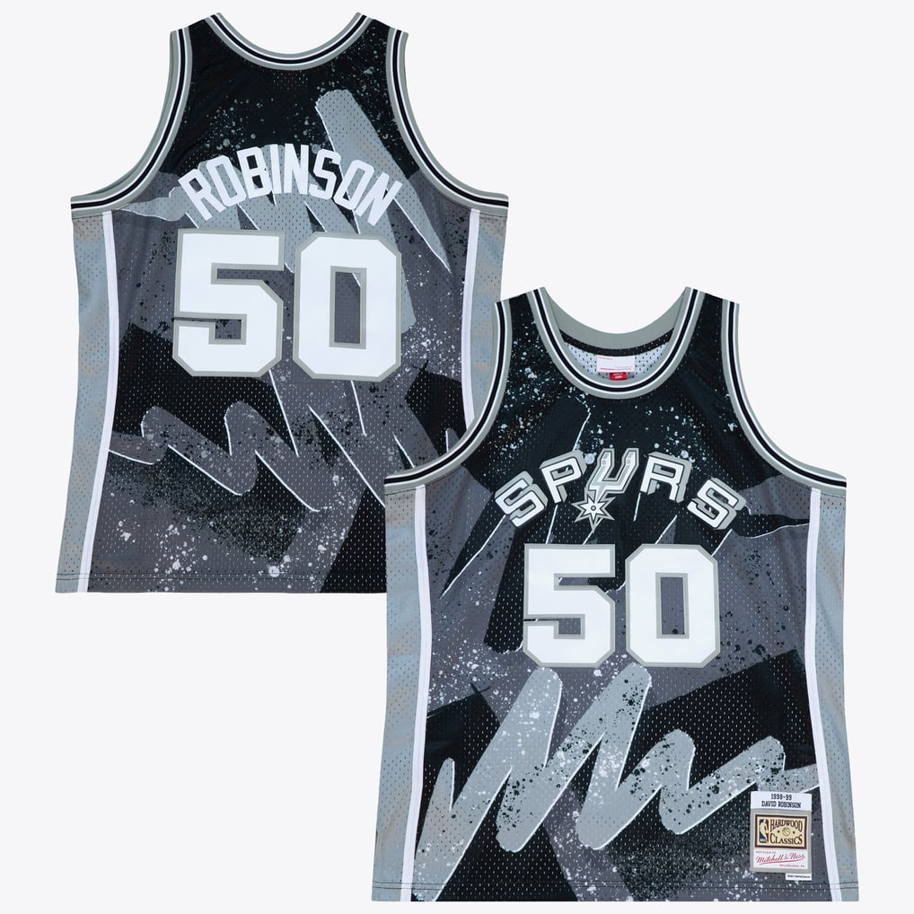 Mitchell & Ness David Robinson #50 San Antonio Spurs Hardwood Classics Swingman Jersey