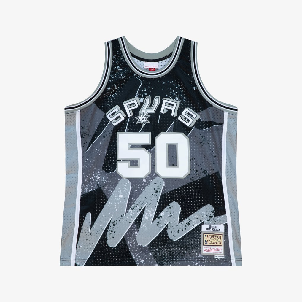 Mitchell & Ness David Robinson #50 San Antonio Spurs Hardwood Classics Swingman Jersey