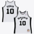 Mitchell & Ness Dennis Rodman #10 San Antonio Spurs Hardwood Classics Swingman Jersey