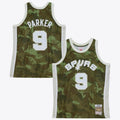 Mitchell & Ness Tony Parker #9 San Antonio Spurs Hardwood Classics Swingman Camo Jersey