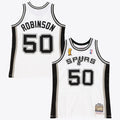 Mitchell & Ness David Robinson #50 San Antonio Spurs 2002-03 Finals Authentic Hardwood Classics Jersey