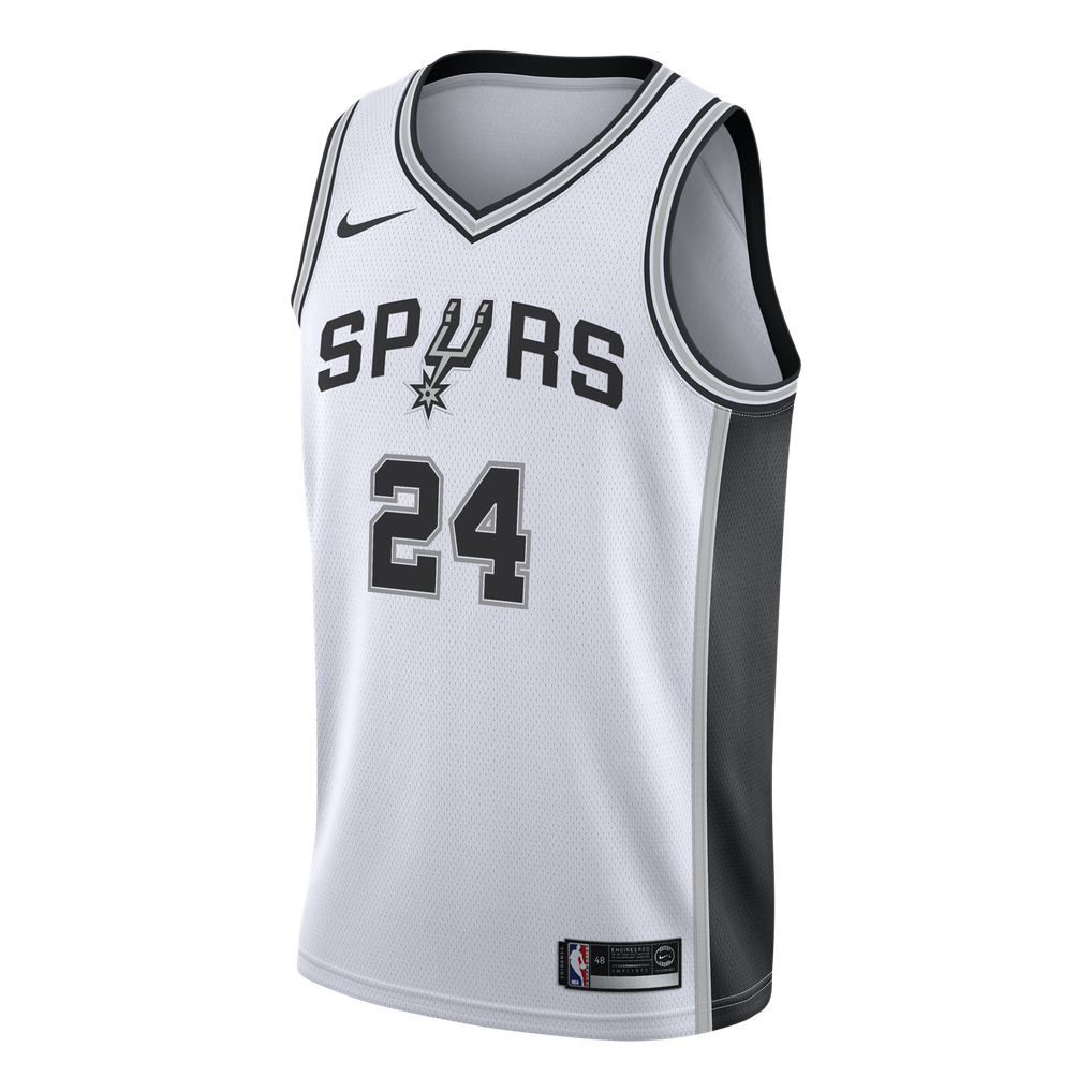 Nike Devin Vassell #24 San Antonio Spurs White Association Jersey