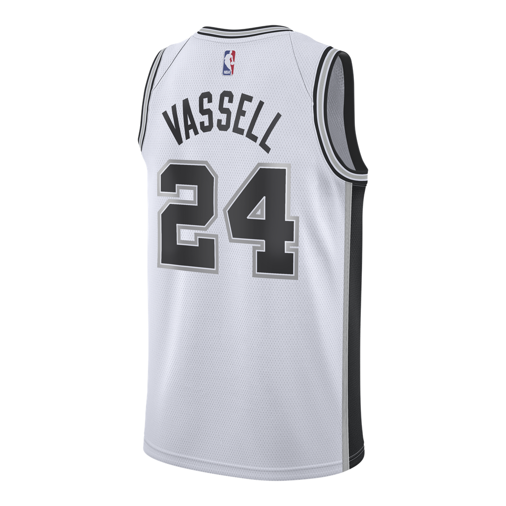 Nike Devin Vassell #24 San Antonio Spurs White Association Jersey