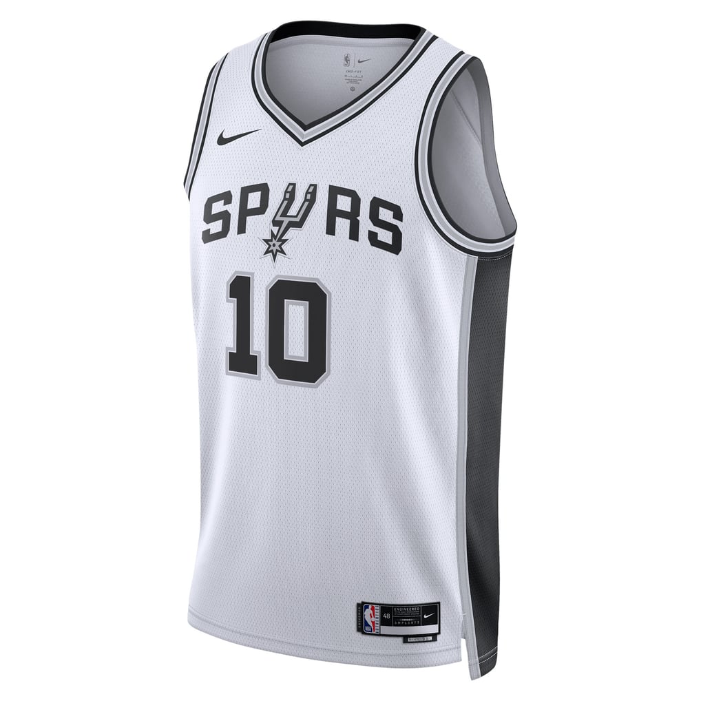 Nike Jeremy Sochan #10 San Antonio Spurs White Association Jersey