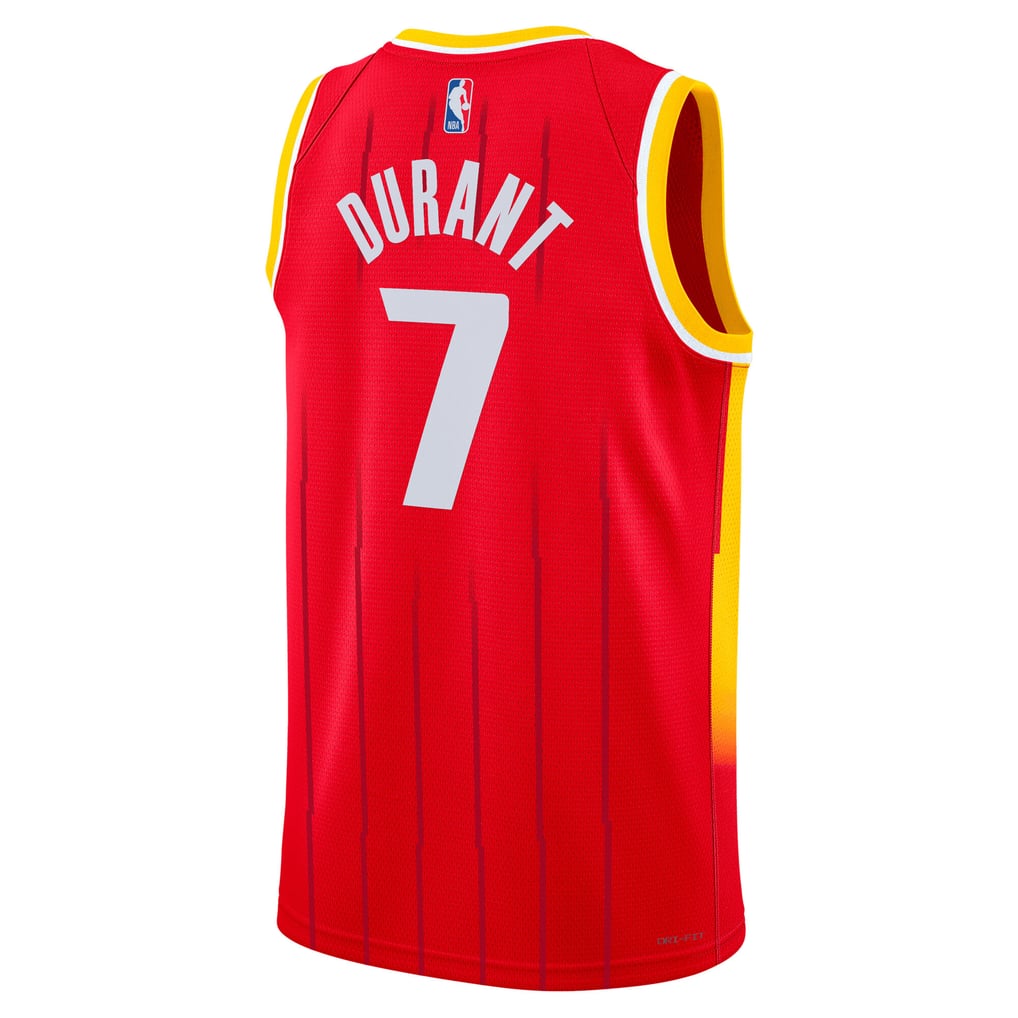 Nike Kevin Durant #7 Houston Rockets Red City Edition Jersey