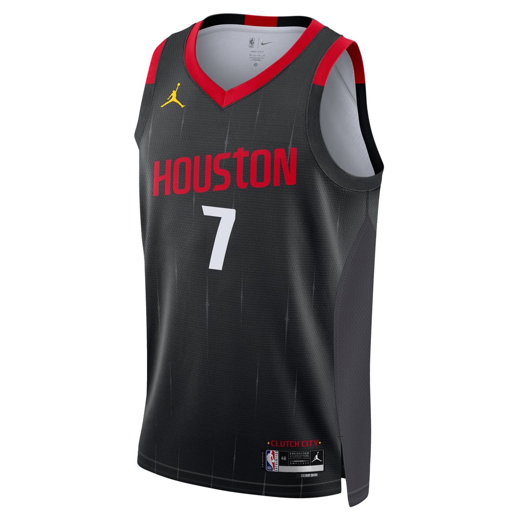 Jordan Brand Kevin Durant #7 Houston Rockets Black Statement Edition Jersey
